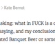 Image for article titled Ask Kate About Beer: What exactly is cream ale?